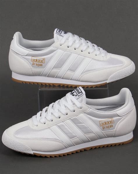 White Adidas Dragon 